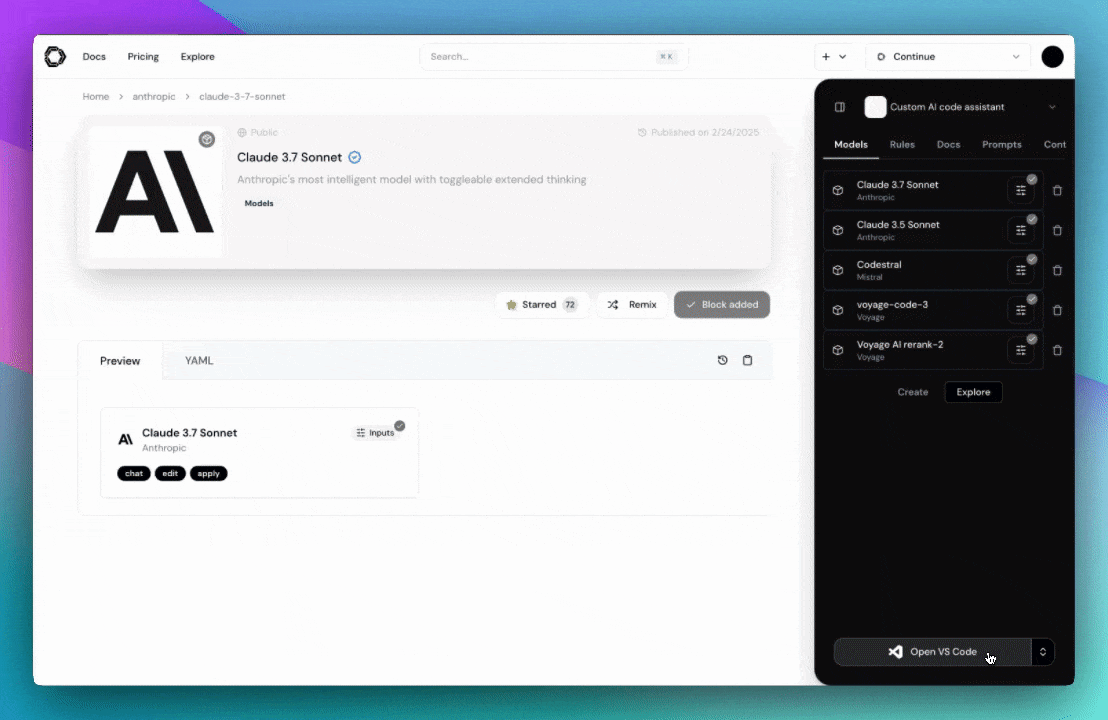 Agent Mode in Continue